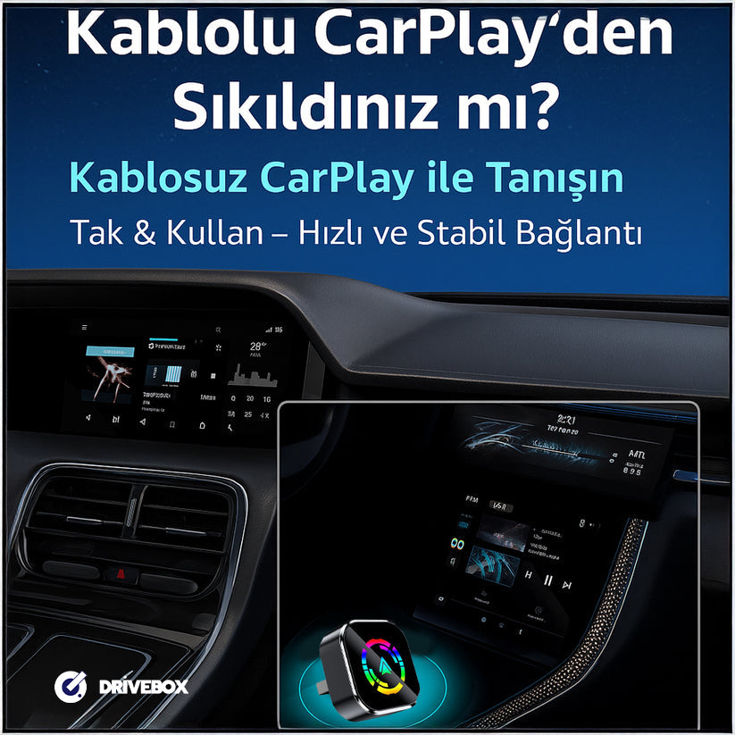 Kablosuz CarPlay & Android Auto Adaptörü
