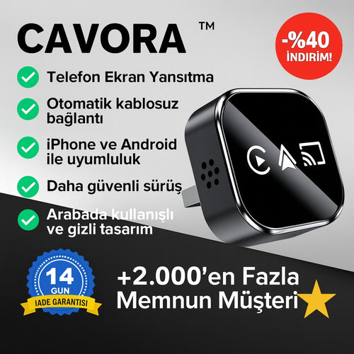 3in1 Ekran Yansıtmalı Kablosuz CarPlay Adaptörü