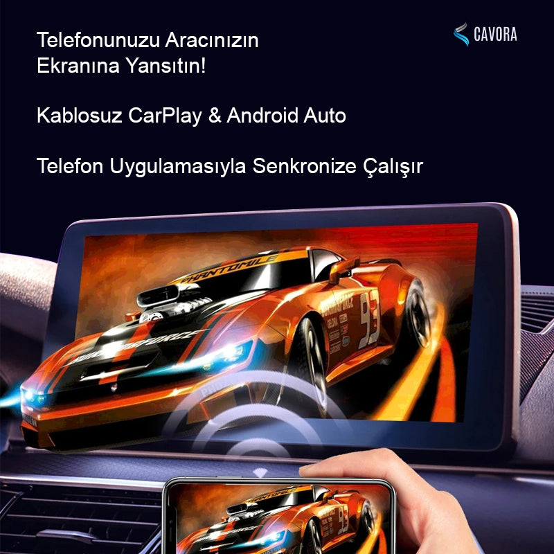 3in1 Ekran Yansıtmalı Kablosuz CarPlay Adaptörü