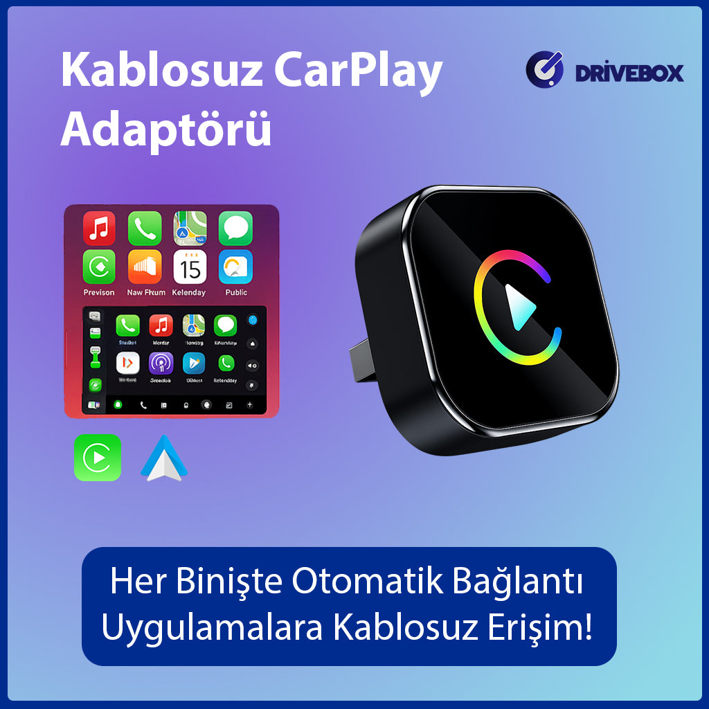 Kablosuz CarPlay & Android Auto Adaptörü