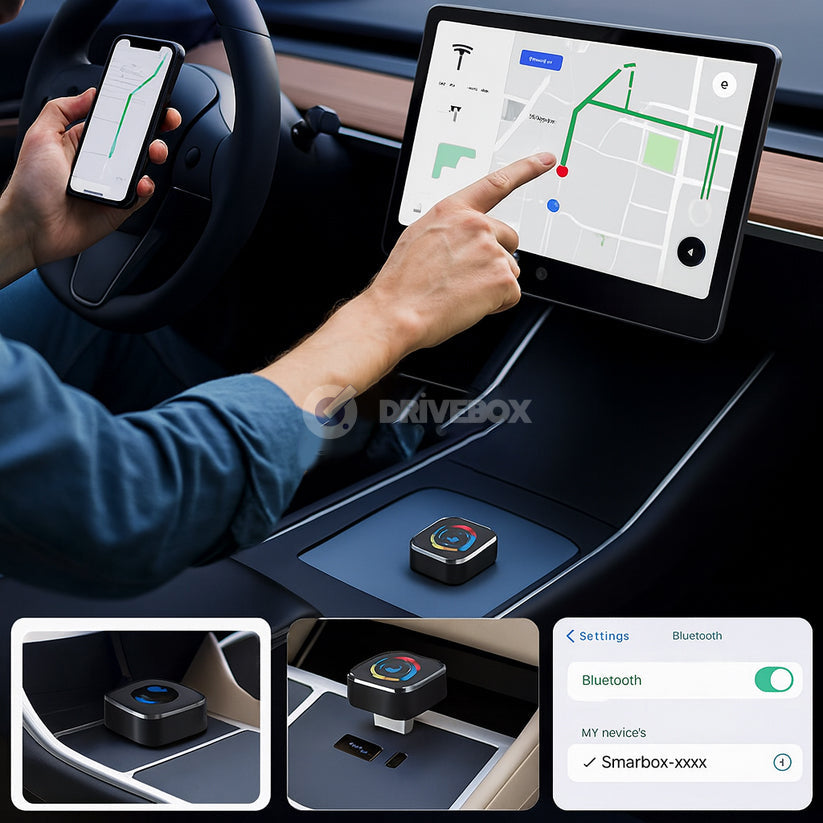 Kablosuz CarPlay & Android Auto Adaptörü