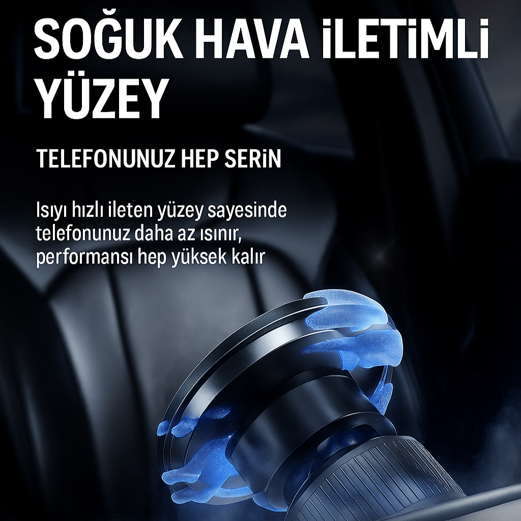 Manyetik Araç Telefon Tutucu 360°